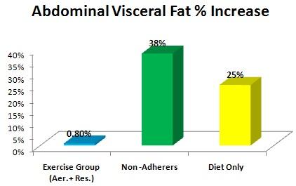 abdominal visceral fat gain